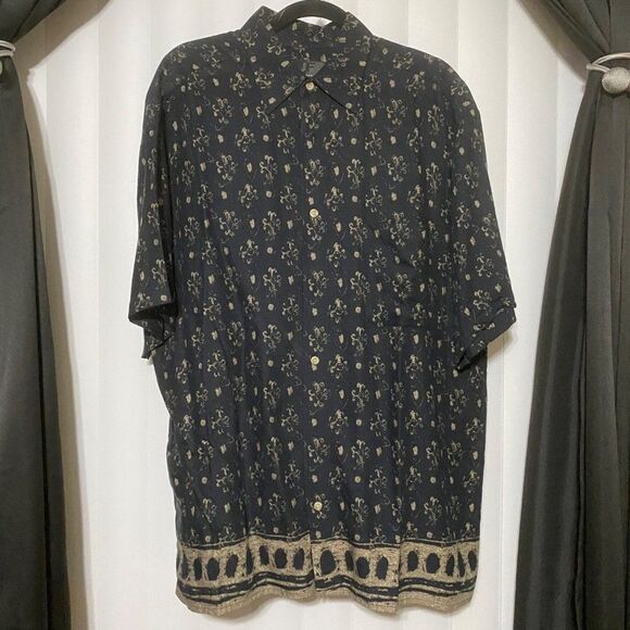 J. Ferrar MENS gold style , short sleeved, front pocket shirt - Picture 1 of 5